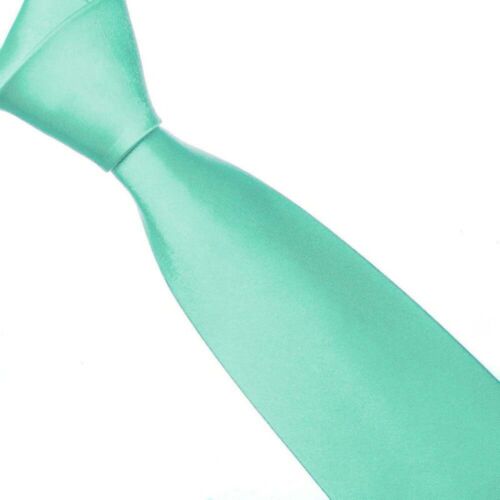 Mens Formal Casual Wedding Groomsmen Solid Plain Colour 8 or 10cm Necktie Ties - Picture 83 of 92