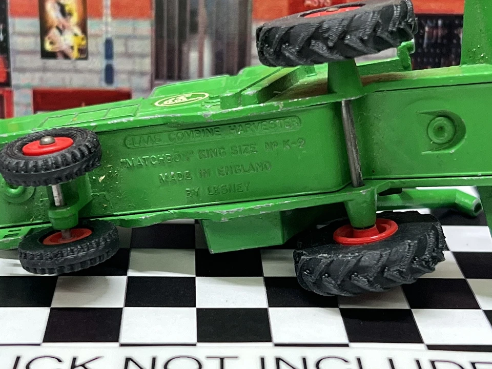 Vintage Matchbox King Size K-9 Claas Combine Harvester - Image 3 of 3