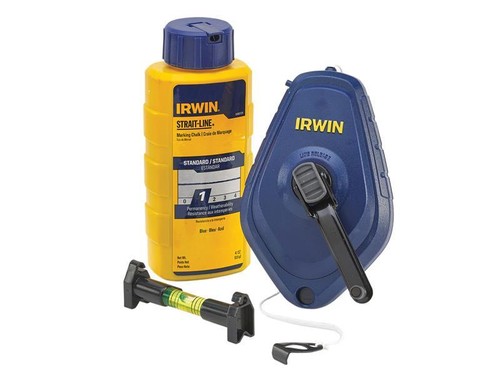 IRWIN® STRAIT-LINE® Chalk Line, Chalk & Level Set STL64494LP