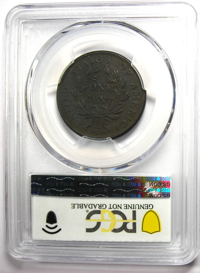 1802 Draped Bust Large Cent 1C - PCGS XF Details (EF) - Rare Early Date Penny - Image 3 of 4