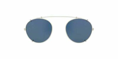 Oliver Peoples 0OV1186C Coleridge Clip 503680 Silver/Blue Round 50mm Men Clip On