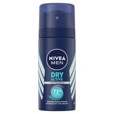 Nivea Men DRY ACTIVE Antiperspirant Spray 35ml-TRAVEL SIZE -FREE SHIPPING