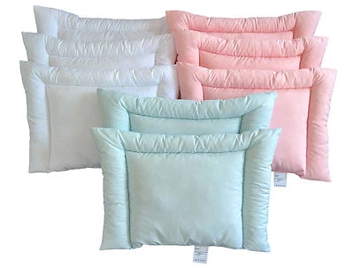 TM MAXX Babykissen Flachkissen U-Steppung U-Kissen 40x60 Füllung180g Mikrofasern in Weiß