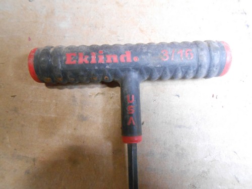 EKLIND 3/16 T-HANDLE HEX KEY - Picture 2 of 4
