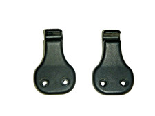 Jeep Wrangler Tj 97-02 Black Sun Visor Support Clip Hook Pair Driver Passenger Jeep Wrangler Tj 97-02 Black Sun Visor Support Clip Hook Pair Driver Passenger