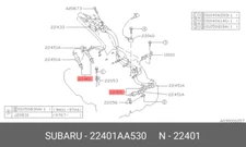 Genuine OE Plug Spark 22401AA530 for Subaru 22401-AA530