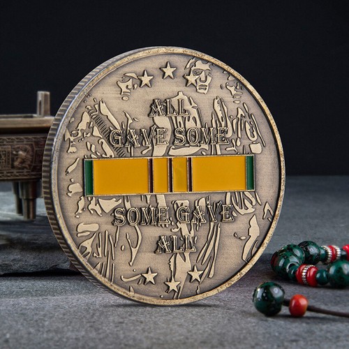 10PC Military Vietnam War Veteran Army Assault Team Commemorative Challenge Coin - Picture 4 of 10