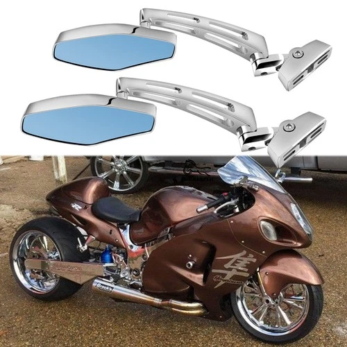 For Suzuki GSX1300R Hayabusa 1999-2023 Motorcycle Rearview Side Racing Mirrors