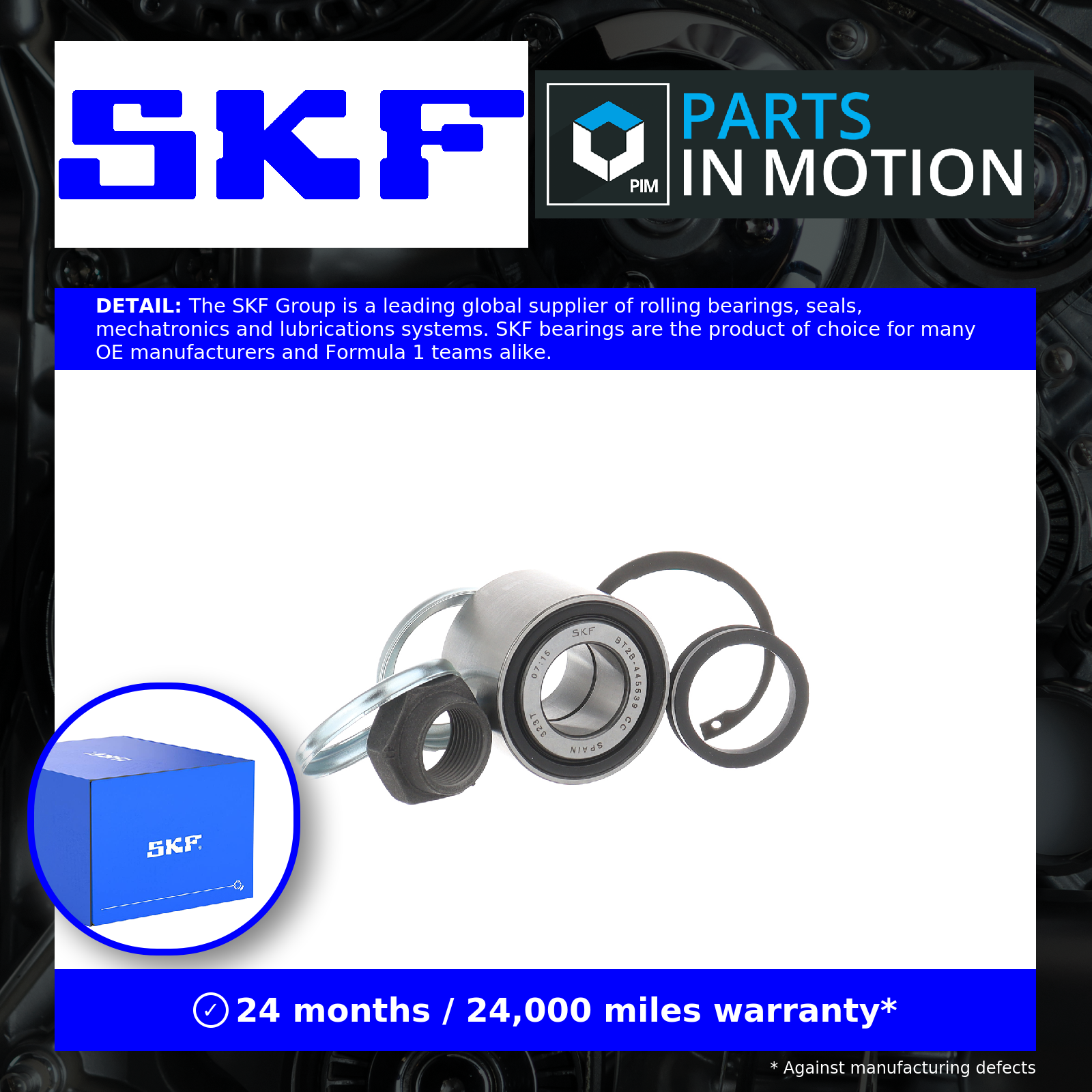 Original SKF Wheel Bearing Kit VKBA 961 for Citroën Dacia Peugeot - Image 9