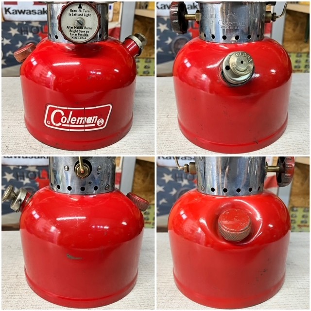 Coleman Lantern 200A 1971 June White Border Vintage Gasoline