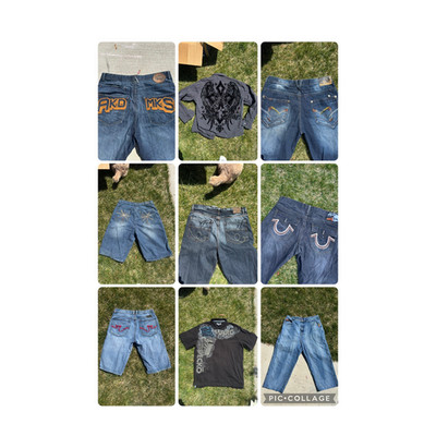 Ecko Unltd Akademiks Pepe Jeans Mixed Lot Denim Jeans Jorts Shirts 36-40 XL-3XL