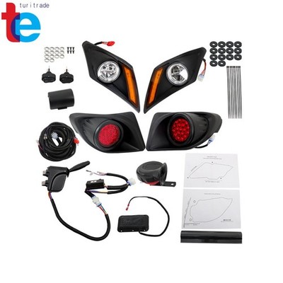 For Yamaha Drive2  LED Deluxe Street Legal Golf Cart Light Kit 2017-Up New
