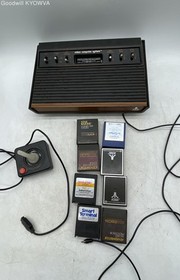 Atari CX2600 Video Computer System Console Lot w/ Box Games Joystick