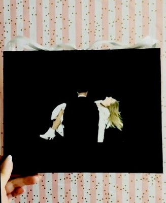 Taylor Swift & Travis Kelce inspired ART unofficial  handmade edited 