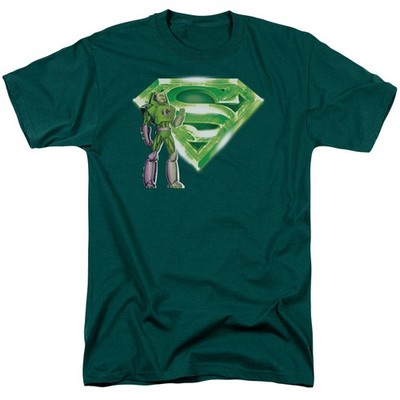 Superman Lex Luthor Kriptonite Symbol DC Comics Licensed Adult T-Shirt