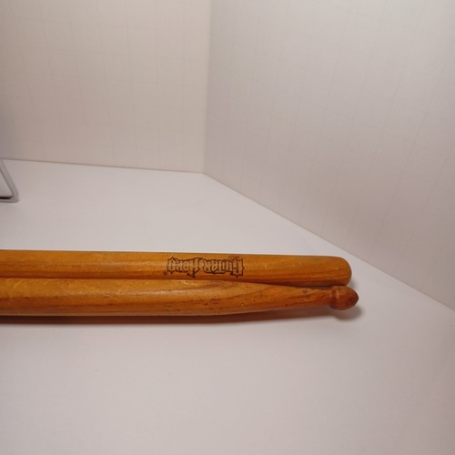 Guitar Hero Wooden Drum Sticks Sony Play Station Divots Wear - Picture 3 of 7