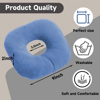 Soft Cotton Recovery Pillow with Ear Hole - Ideal for Side Sleeping Comfort