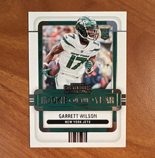Panini Contenders 2022 Garrett Wilson Rookie of the Year #ROY-GWI Jets Football…