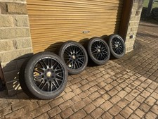 Porsche Cayenne 20”  Spyder Black Alloy Wheels with Winter Tyres Set of 4 20"