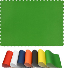 Paper Placemats for Dining Table - Disposable Scalloped Edges Color Table Mats G