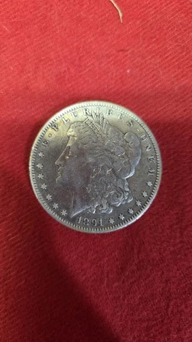 1891 O Morgan Silver Dollar  Nice Circulated Example