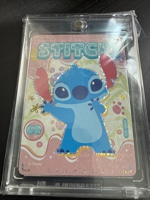 Card Fun Disney Lilo & Stitch  Growth Footprint Series QR SP RARE Pink
