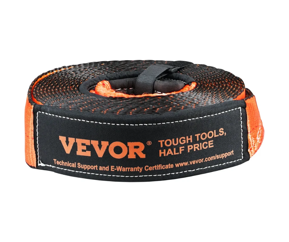 Kit Récupération Tout-terrain 7,6x914,4 cm 13608 kg Sangles Manilles Poulie Gant - Photo 4/4