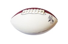 Brandon Carr Dallas Cowboysigned full size football |CERT Autograph a27