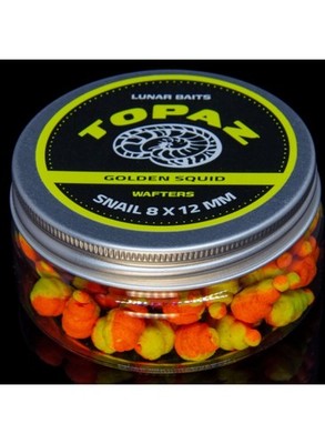Lunar Baits Topaz Wafter 8x12mm Golden Squid Karpfen Method Feeder Köder