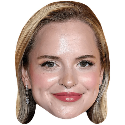 Stephanie Styles (Lächeln) Promi Maske, flaches Kartengesicht, Kostüm Maske