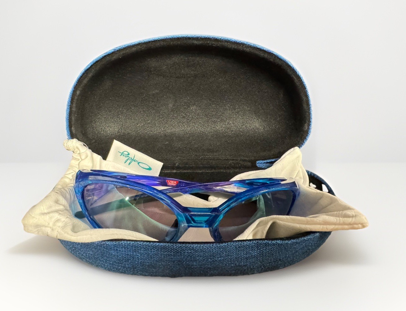 Oakley Eye Jacket Redux Wrap Sunglasses Shift Spin Frames Prizm Jade Lenses RARE image 6