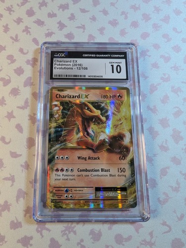 Charizard-EX graded CGC 10 for sale on eBay