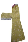 Vintage 90s Barbie Daisy Pj Pajama Pants Bottoms And Top Yellow Daisies Floral