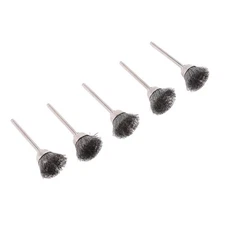 5 PCS 15 mm steel wire brush for rotary tools straight grinder G2M28939