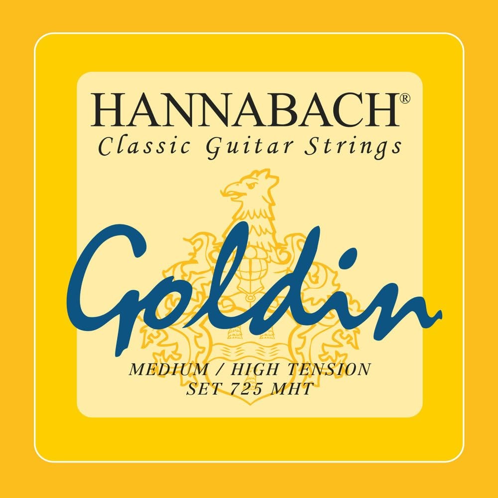 Cordes de guitare classique en carbone et basses Goldin à tension Medium High stable