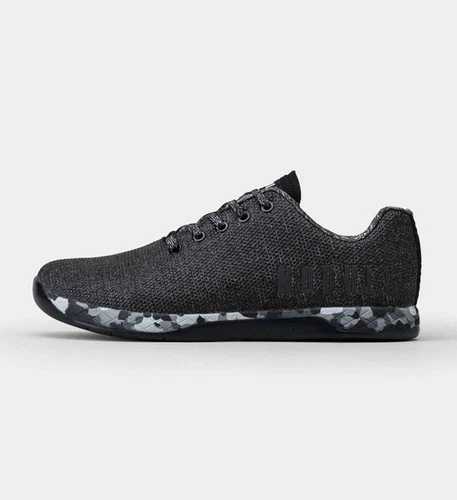 NOBULL® (Women's 8.5) Outwork™ SuperFabric™ Trainers in Black Heather Granite
