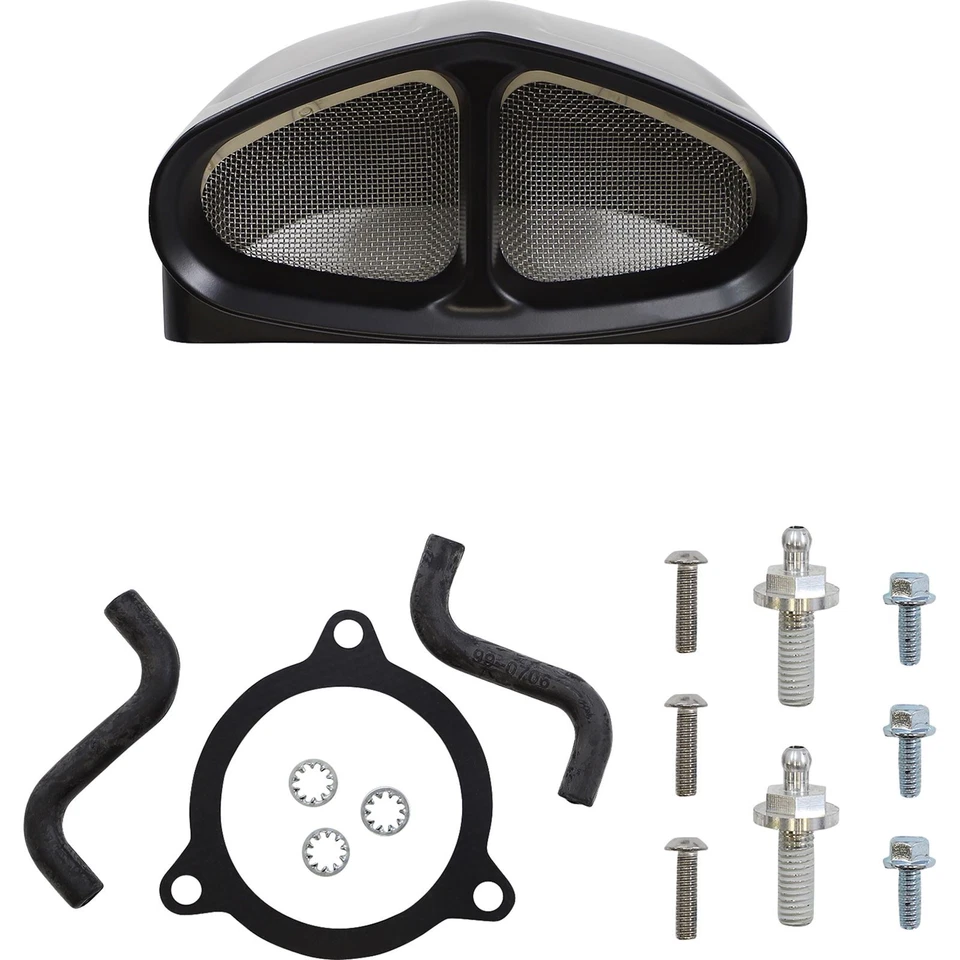 Filtro de aire Cobra PowrFlo - negro - Dresser 606-0100B-SB Foto 2 de 4