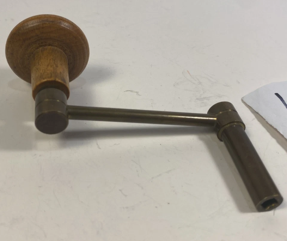 Tall Case/Longcase Grandfather Clock Winding Key/Crank Marked #6 Lot #53 - Image 3 of 4