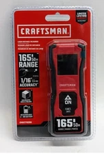 Craftsman Laser Distance Measurer 165 Feet 50M Range Calculates Area CMHT77639N