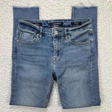 Vigoss Marley Jeans Women’s Size 25x27 Blue Super Skinny Mid Rise Stretch Casual