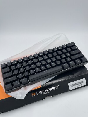 RK Royal Kludge RK61 60% Mechanical Gaming Keyboard Black Wireless Dual Mode