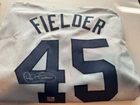 Cecil Fielder Autographed Baseball Jersey Fielder Authenticated