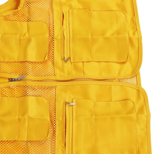 Volunteer Vest For Event Work Clothes Yellow Public Welfare Type 1 XL - Picture 2 of 24