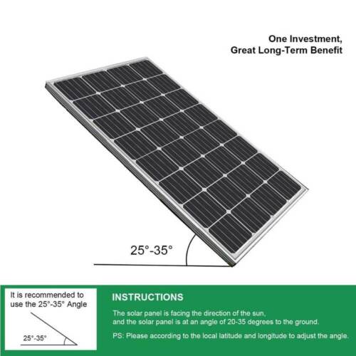 30W/60W/100W/120W Solarpanel Mono Hocheffizienz 12V für Sonnenschutz Caravan Boot - Bild 9 von 19