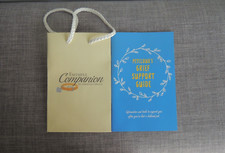 Cremation small paper bag 8 x 5 inch with booklet.