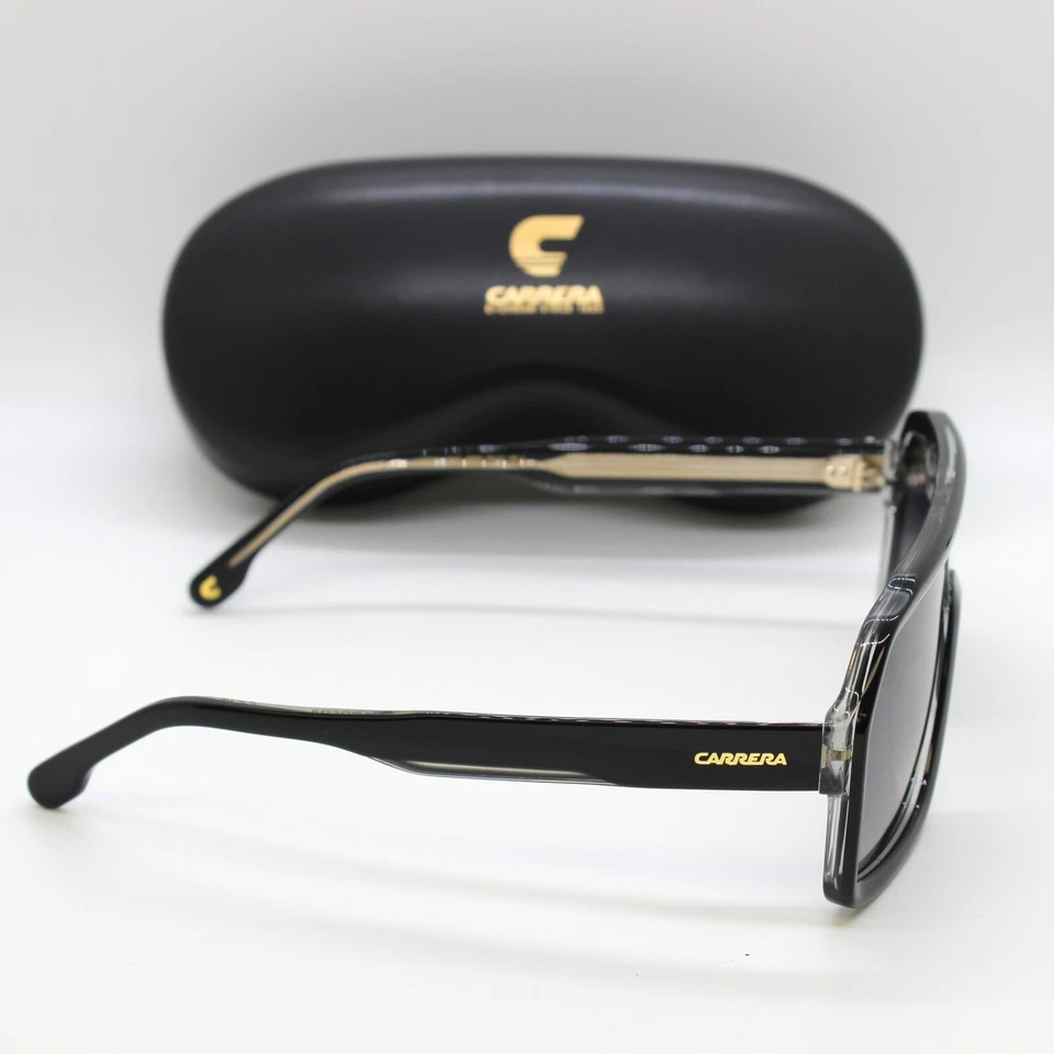 NEW Carrera Aviator Sunglasses 1053/S 08A Black Frame / Dark Grey Lens Unisex - Image 3 of 4