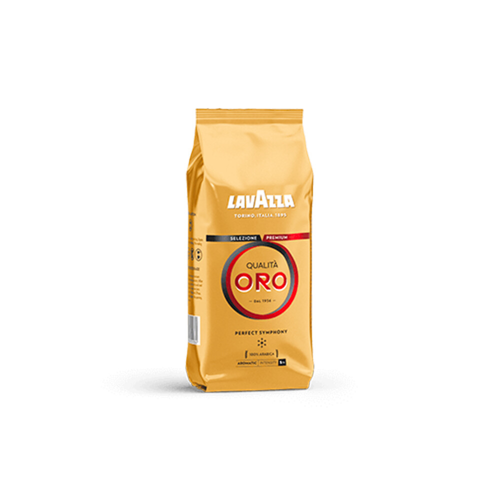 LAVAZZA QUALITA ORO Premium Italian Coffee Beans Medium
