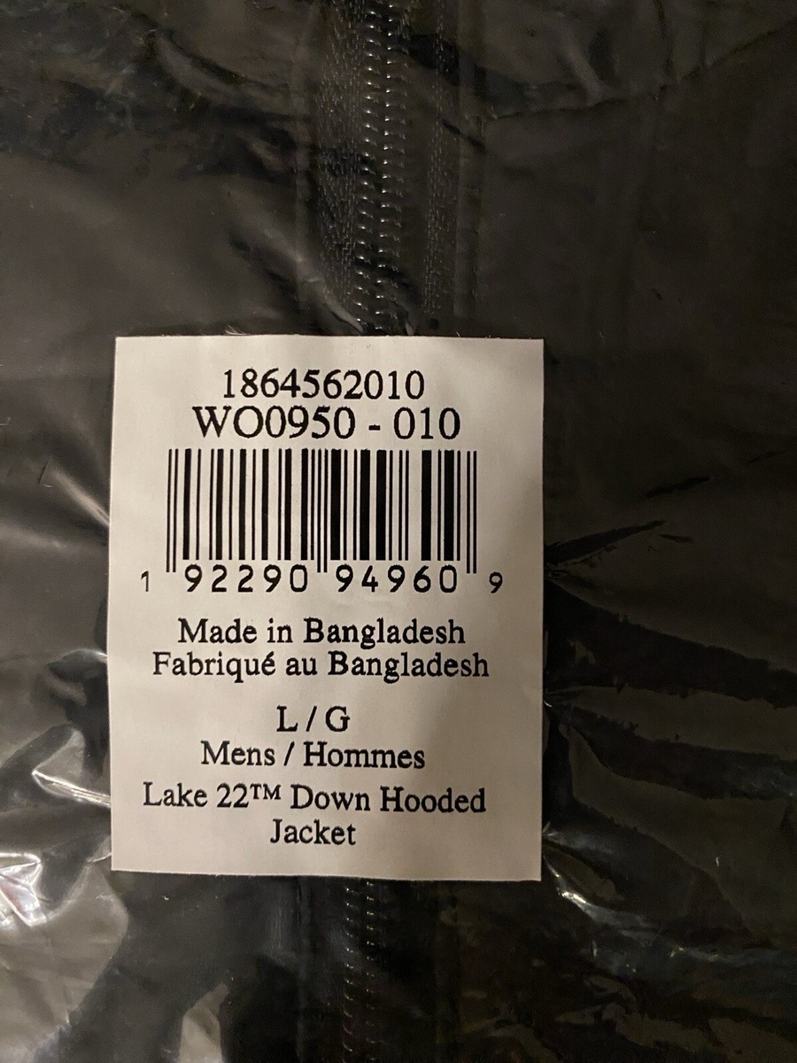 Columbia Lake 22 Men's Hooded Down Jacket -Large | eBay