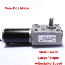 Ultrashort motor High-torque worm gear motor DC motor 4058GW 12V 160rpm 4KG