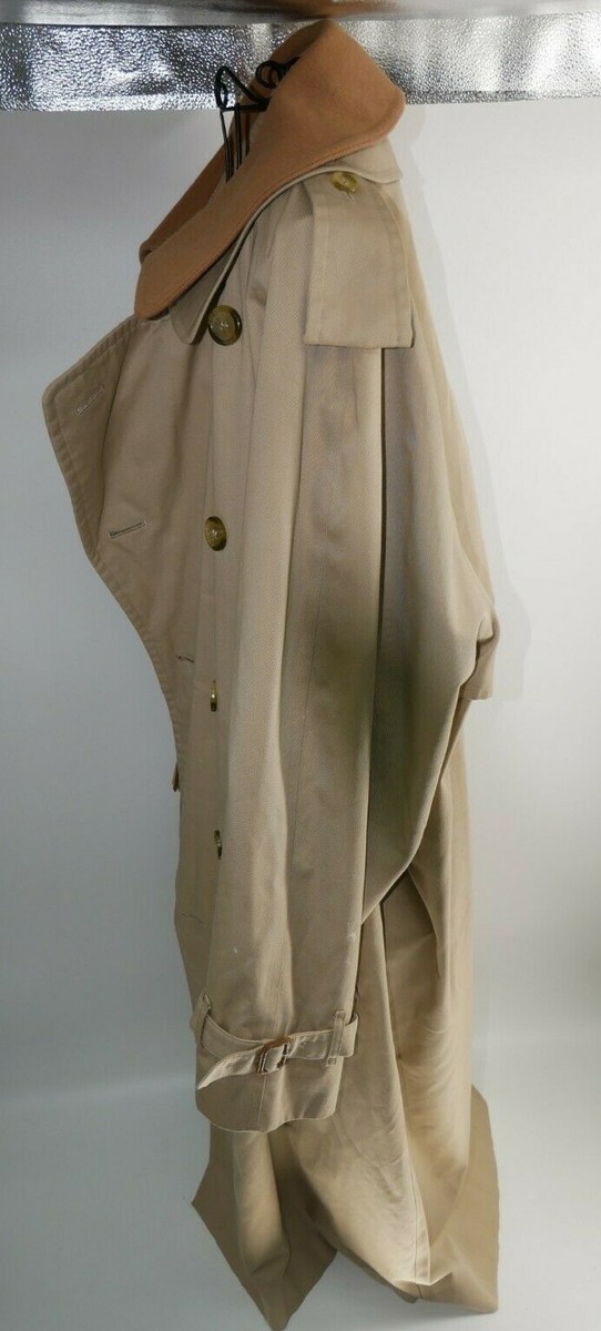 BURBERRYS TRENCH COAT VINTAGE 1980S MENS BEIGE Size XL ( 54 BURBERRYS TRENCH COAT VINTAGE 1980S MENS BEIGE Size XL ( 54